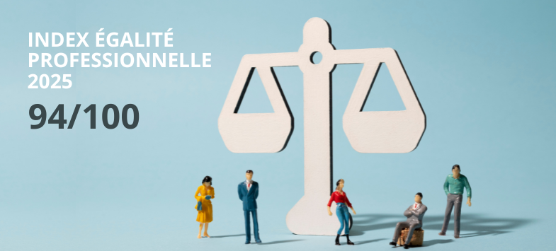 Index d'égalité professionnelle NMH : 94/100